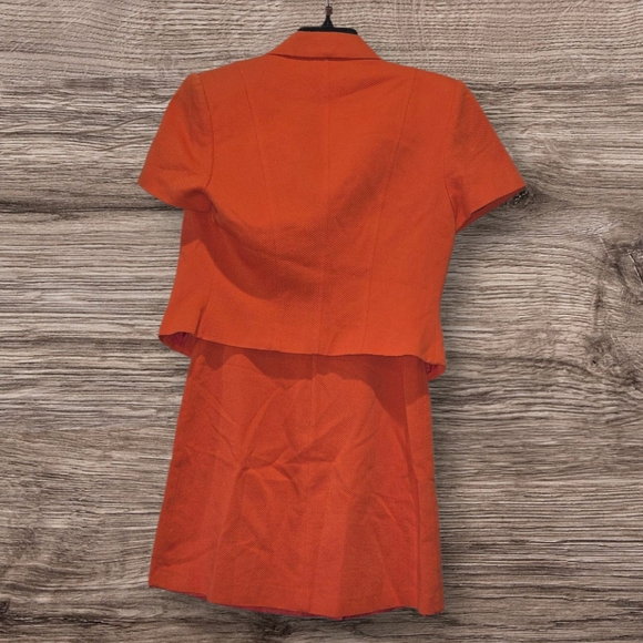 Georgiou Women's Orange Dress With Maching Jacket Set - Picture 2 of 7